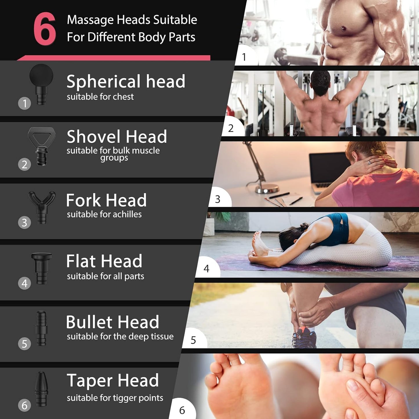 Christmas Gifts for Women/Men Massage Gun Deep Tissue,Mens Gifts for Christmas,Womens Christmas Gifts,Gifts for Women/Her,Birthday Gifts for Women,Valentines Day Gifts for Him/Her(Gray)