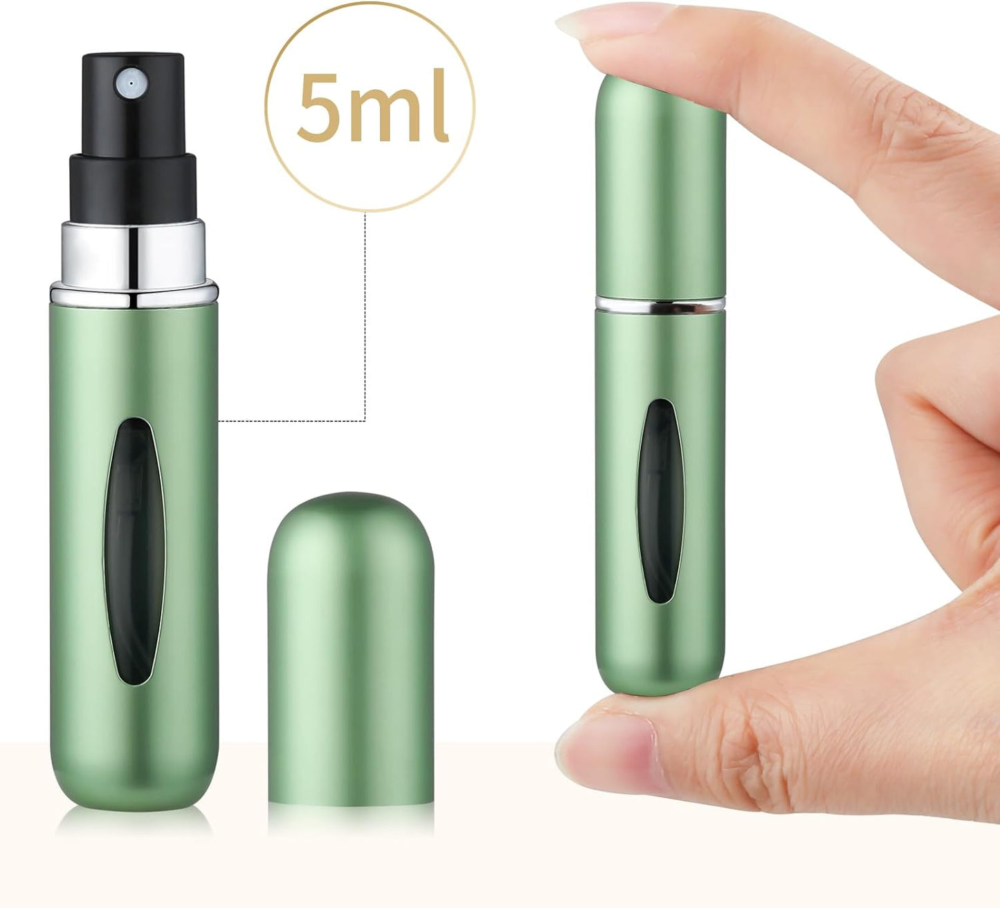 Mini Perfume Refillable Bottle, Pocket Perfume Travel Refillable, Small Atomizer Sprayer for Perfume, Empty Perfume Bottles in Travel Size, Cologne Bottle Refillable for Men and Women