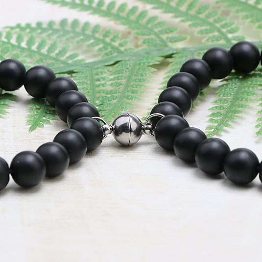 Matching Couple Bracelets For Men Women Him Or Her Boyfriend And Girlfriend Connecting Love Bracelets Gifts For Valentine's Day Anniversary Birthday Christmas Beaded Jewelry