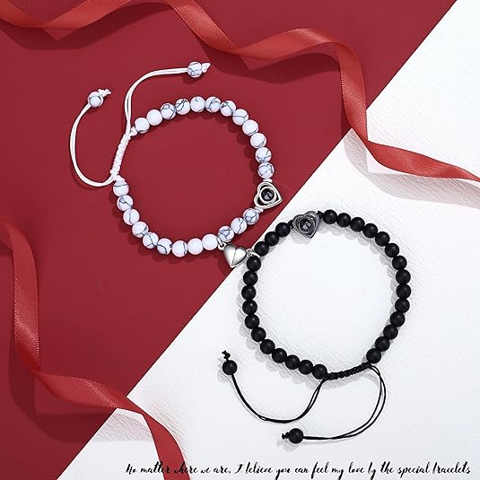 Couples Bracelets His And Her Matching Bracelets For Couples 100 Languages I Love You Gifts Bracelets Jewelry