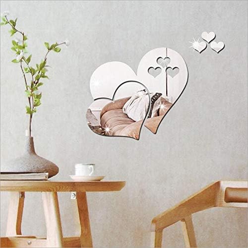 Valentine's Day Wall Decals Removable Decals Heart Mirror Wall