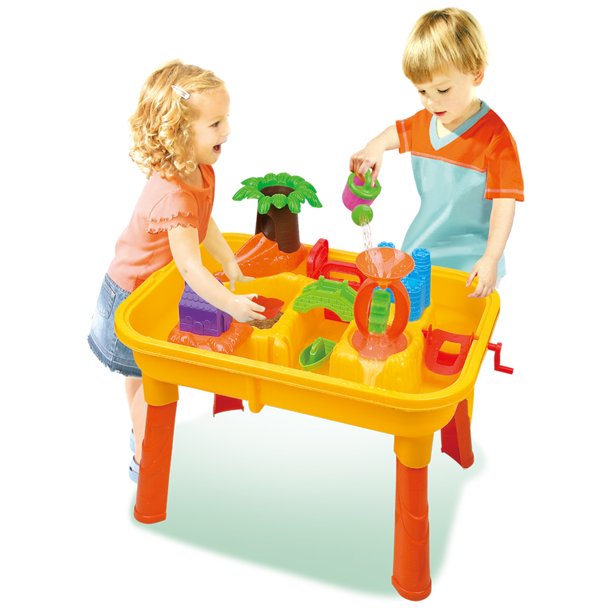 Kids Play Sand & Water Table 2 in 1 Summer Beach Toys
