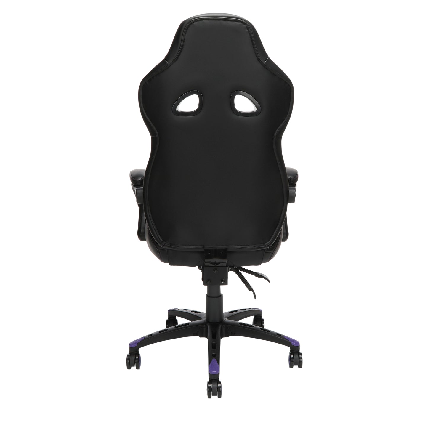 Bonded Leather Racing Style Gaming Chair, Reclining Chair, Purple