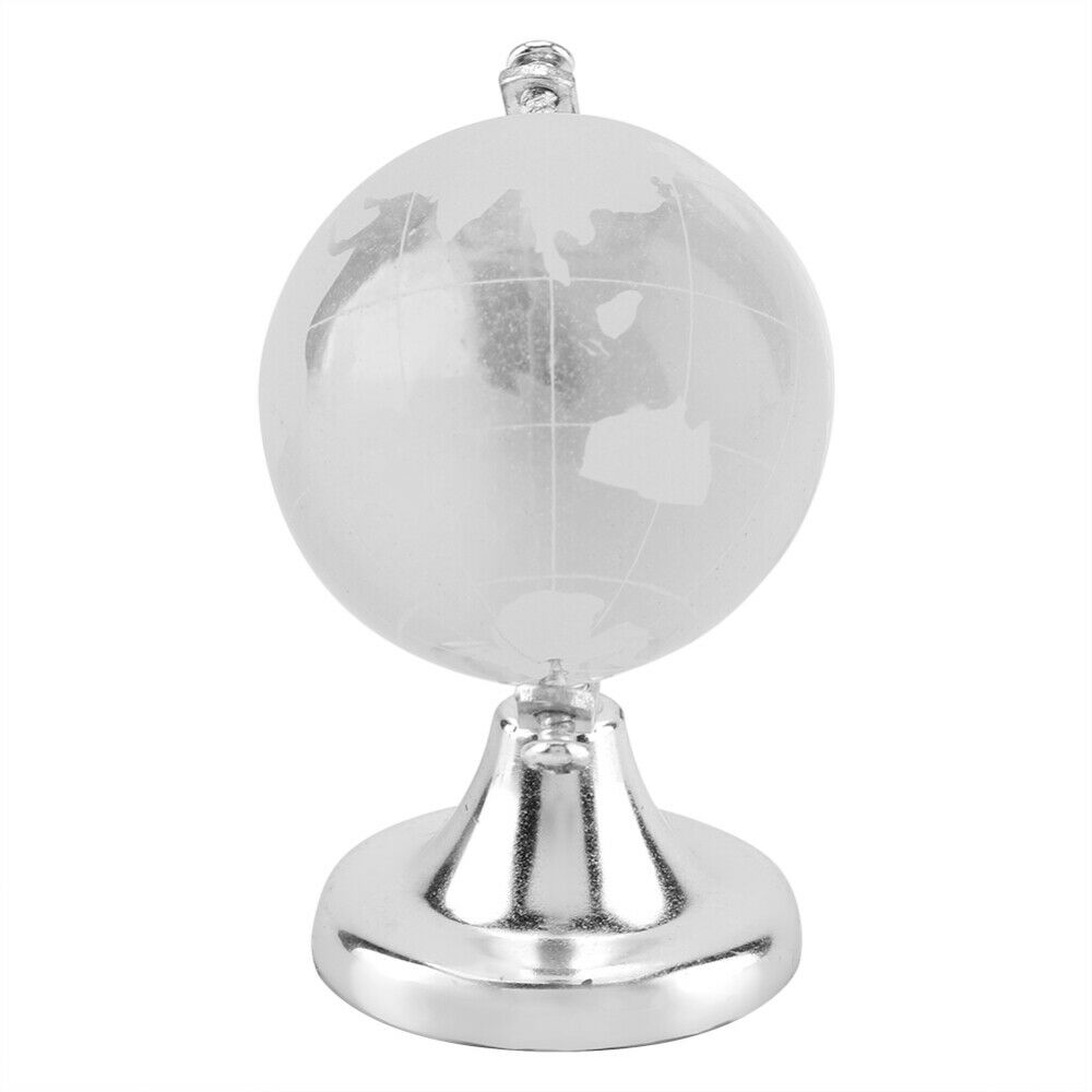 Crystal Ball Glass Globe Craft Ornament Desk Model Home Decor USA