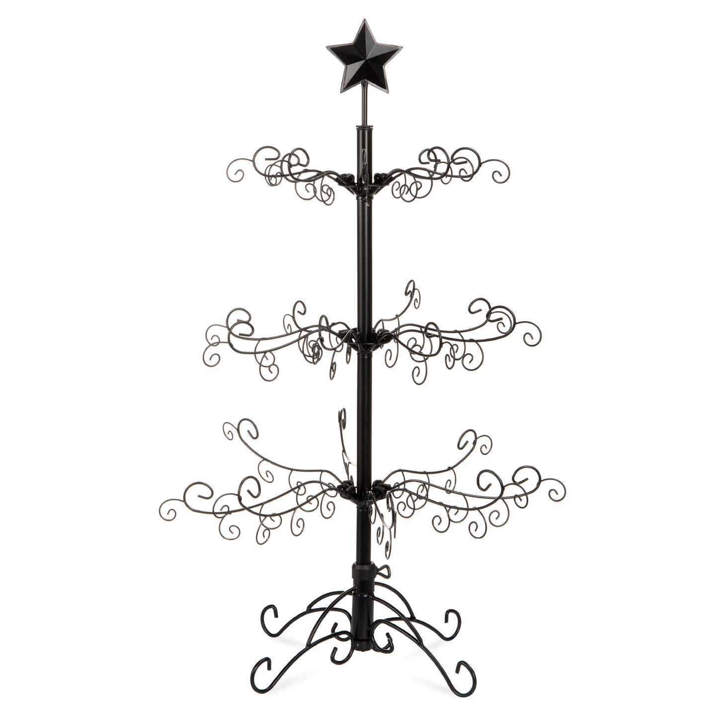 3ft Wrought Stand Iron Ornament Display Christmas Tree