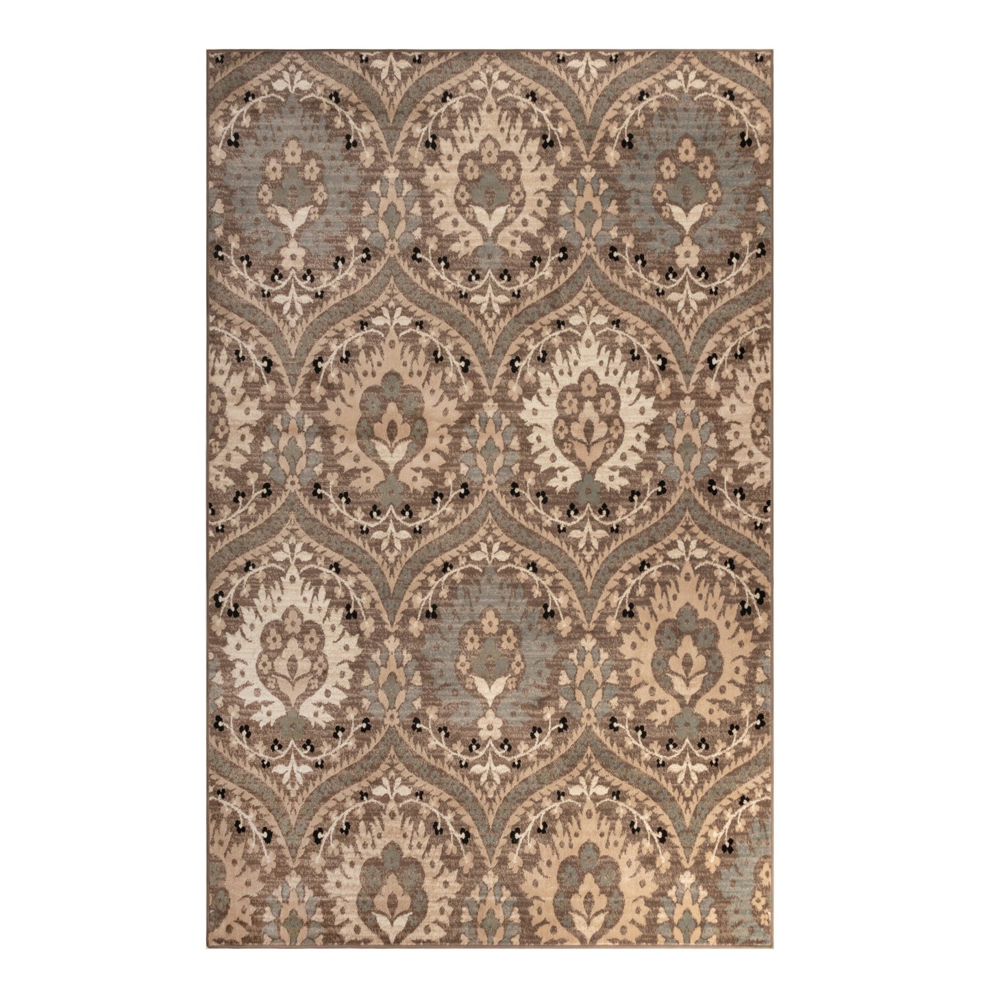 Augusta Floral Indoor Area Rug, Light Blue, 4' x 6'
