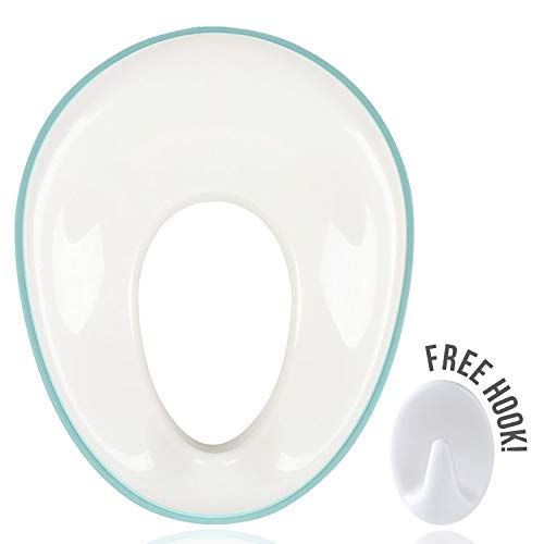 Potty Training Seat for Boys & Girls, Fits Round & Oval Toilets, Non-Slip w/ Splash Guard