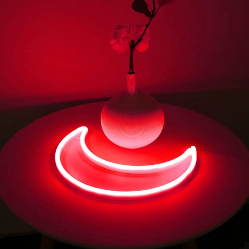 LED Moon Neon Light for Home Decoration