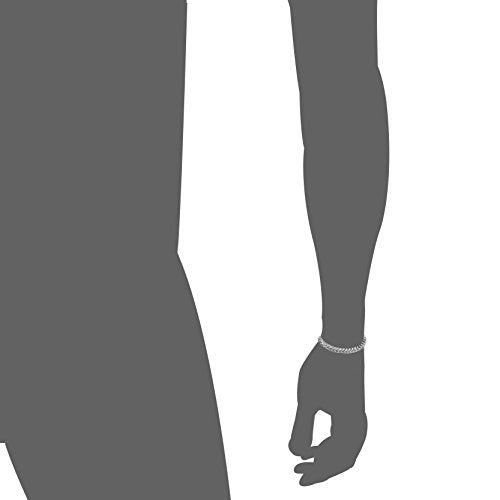 Stainless Steel Wheat Chain Necklace for Men Women Set 5mm in Width, 22" 8.5"