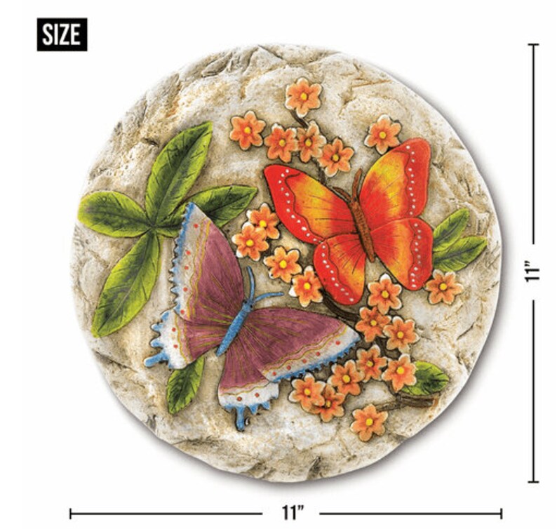 Butterfly Garden Decor, Decorative Stepping Stone