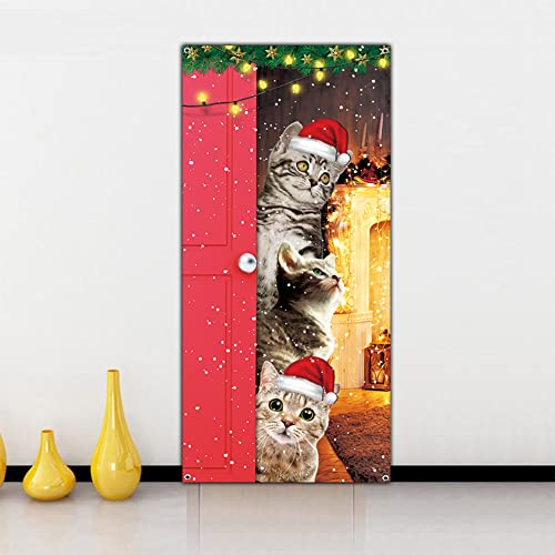 Cute Christmas Door Cover Decorations