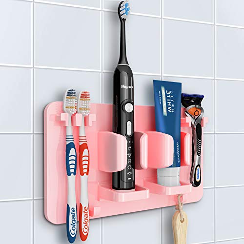 Wall Mounted Toothbrush & Razor Holder