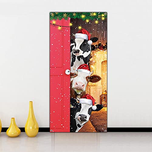 Cute Christmas Door Cover Decorations