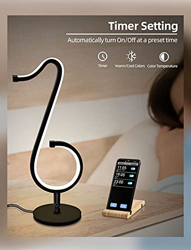 Music Sync Ambient LED Lamp Bluetooth Color Changing + Remote