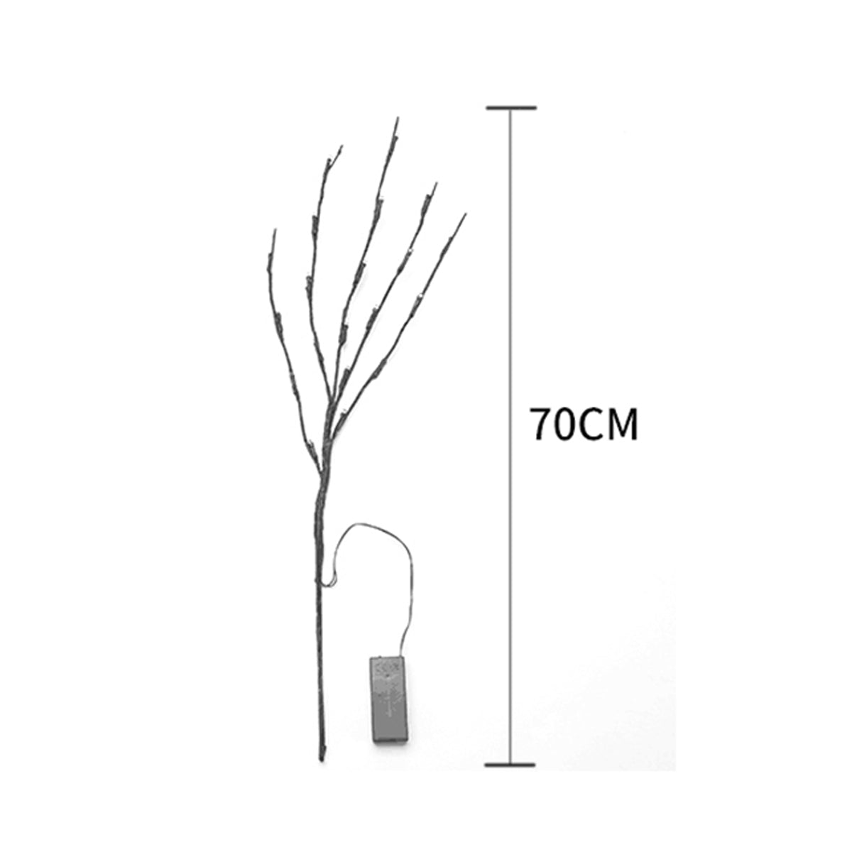 Warm White Christmas LED Willow Branch Lamp Decoration