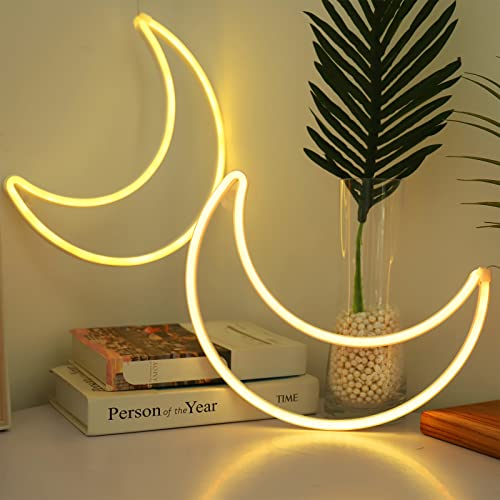LED Moon Neon Light for Home Decoration