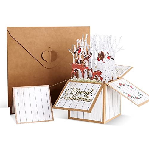 3D Pop Up Christmas Gift Cards