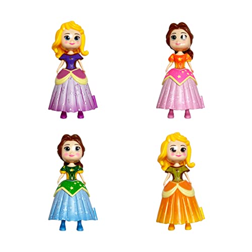 4 Pack Jumbo Princess Deformation Pre Filled Easter Eggs w/ Toys