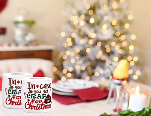 Christmas Funny Embroidered Toilet Paper Gift-Decorations