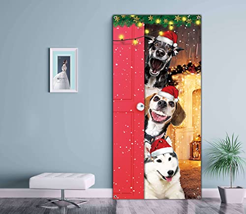 Cute Christmas Door Cover Decorations