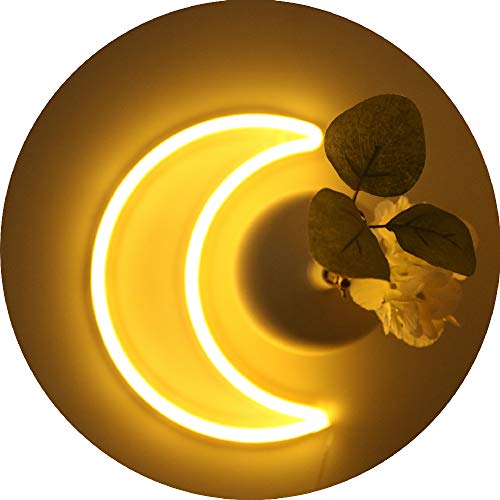 LED Moon Neon Light for Home Decoration