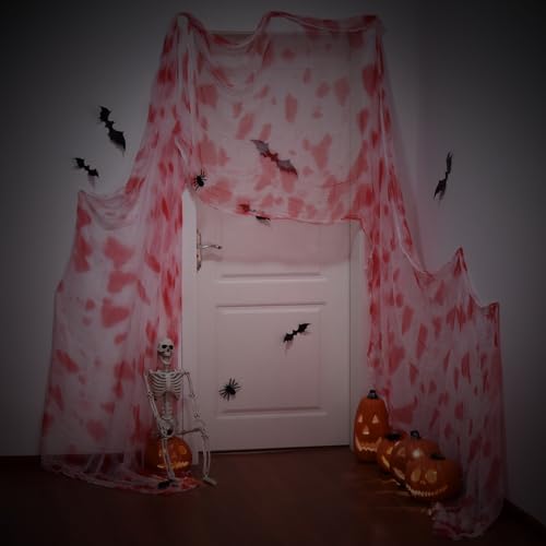 Halloween Creepy Cloth, Spooky Giant Party Supplies Decorations Outdoor Yard Home Wall