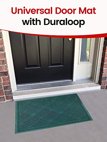 Universal Doormat | XL Size 42” x 35” | Anti-Slip Durable & Washable | Low Profile, Dirt & Dust Absorber