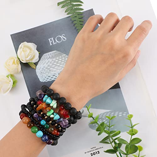 Bohemian Charm Stone Beaded Bracelet for Women
