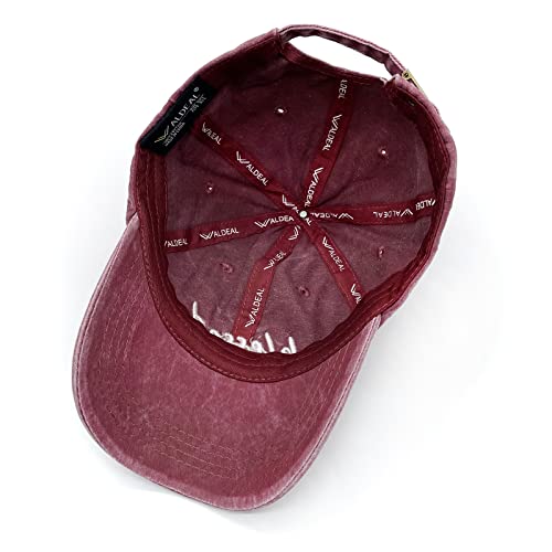 Embroidered Blessed Washed Cotton Baseball Cap for Men/Women