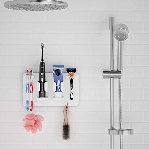 Wall Mounted Toothbrush & Razor Holder