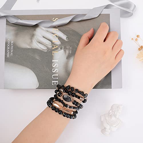 Bohemian Charm Stone Beaded Bracelet for Women