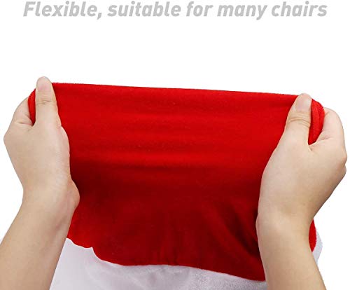Santa Claus Hat Christmas Chair Covers