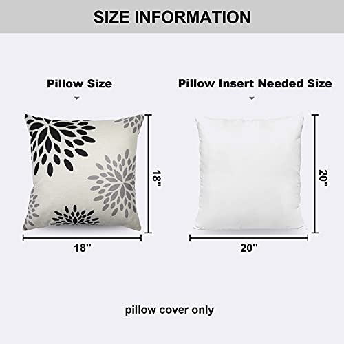 Set of 4 Christmas Throw Pillow Covers 18 x 18