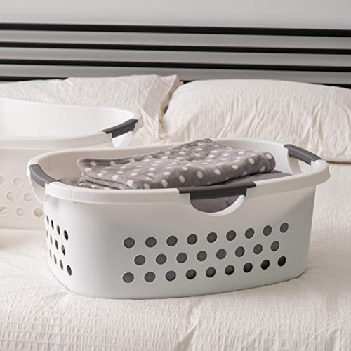 Comfort Carry Laundry Basket, White