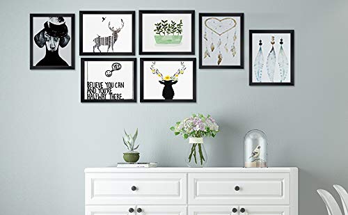 Picture Frames Set of 7 for Wall Decoration