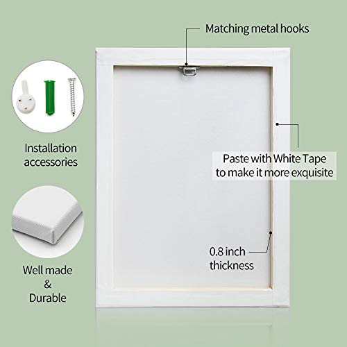 Purple Wall Art Canvas for Home Decoration 12×16 Inch, 3 Panels