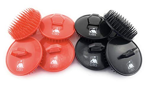 Hair Scalp Massage Brush Scrubber, Scalp Exfoliation for Dandruff, for All Hair Types of Women, Men - Pack of 4