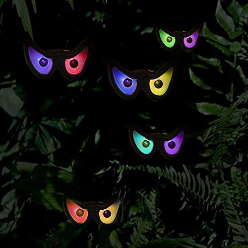 8 Pcs Hanging Witch Hats, 14ft 56 LEDs Remote Control String Lights, Battery Powered with 8 Lighting Modes for Garden, Yard, Tree