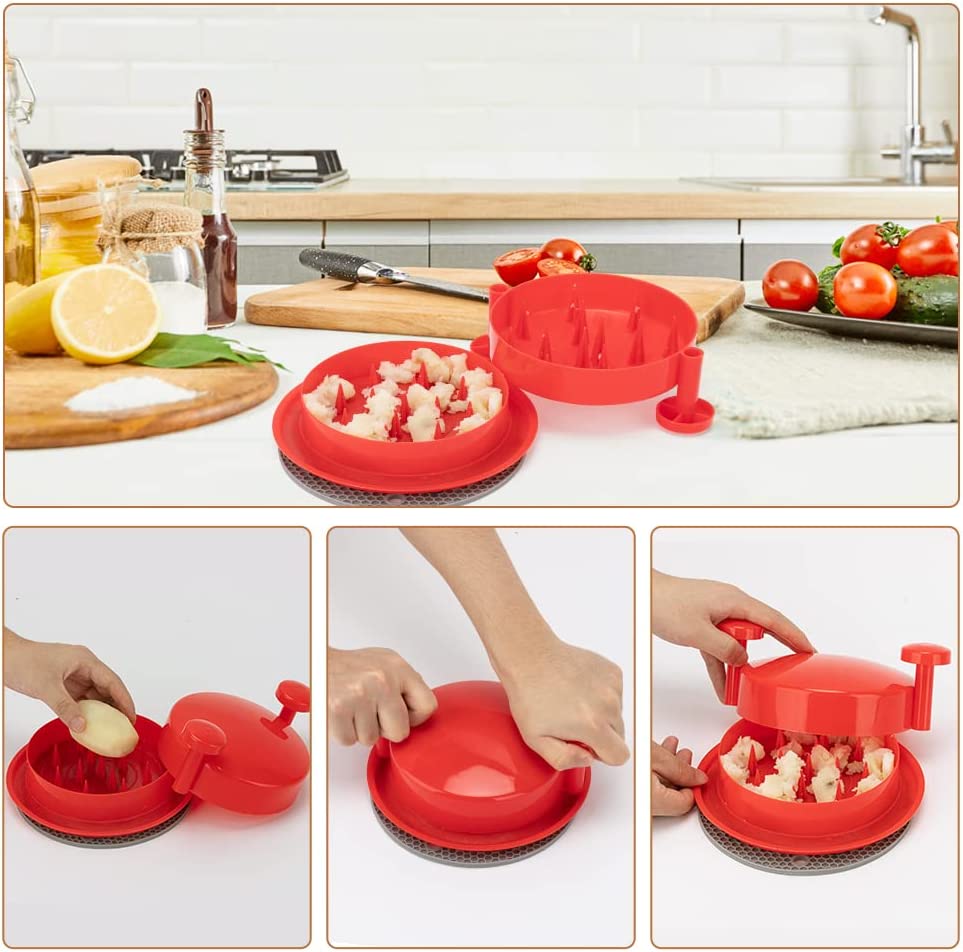 Chicken Shredder Shred Machine Chicken Shredding Tool Chicken Shredder Machine Meat Shredder Meat Shredding Tool w/ Handles 8inch Red