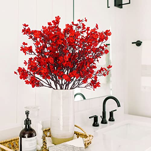 6 Pcs Baby's Breath Artificial Flowers Christmas Decoration