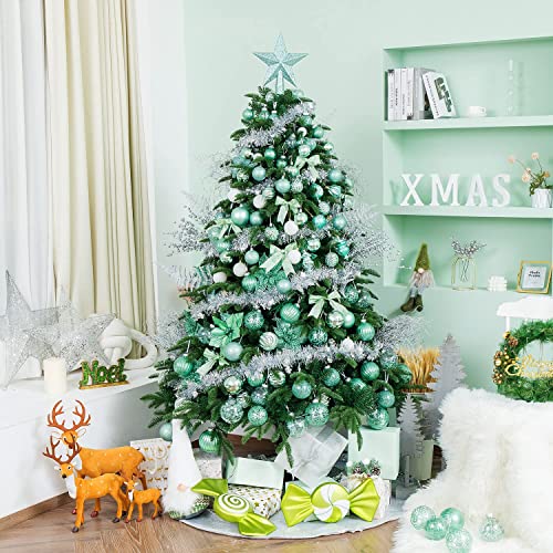 103-Pack Assorted Christmas Ball Ornaments