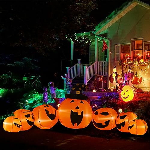 Halloween Inflatables Decoration White Ghost Coming Out of The Window/Tree, Blow Up Spooky Ghost