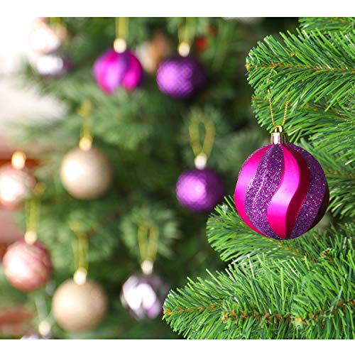 31pcs 2.75in & 1.97in Shatterproof Balls for Christmas Decoration