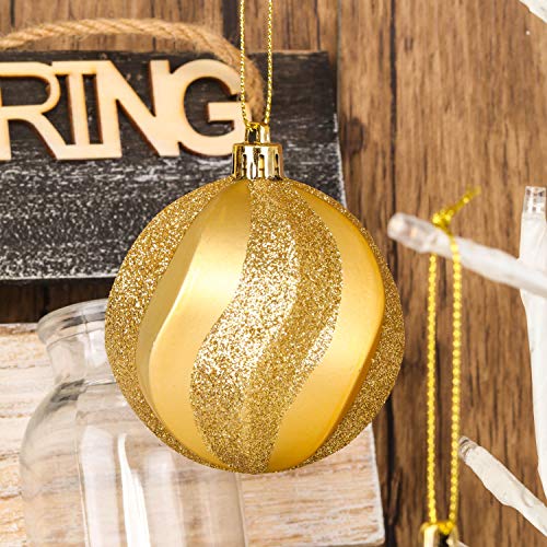 31pcs 2.75in & 1.97in Shatterproof Balls for Christmas Decoration