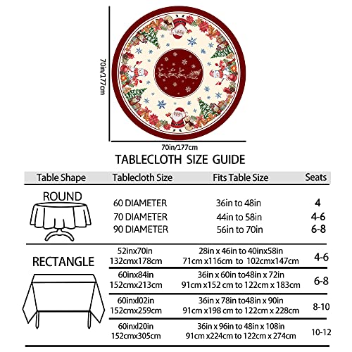 Christmas Theme Tablecloth
