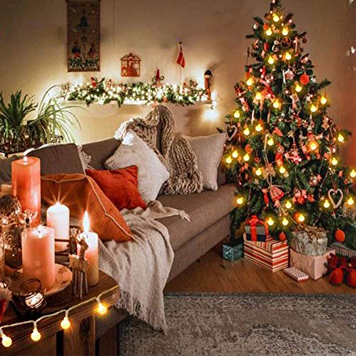 33 FT 80 LED Battery Operated Globe Ball String Lights