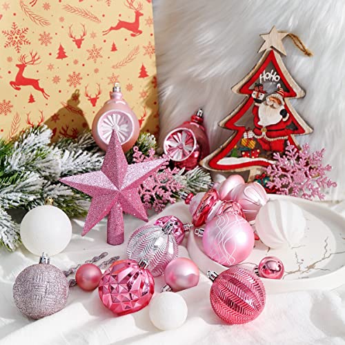 103-Pack Assorted Christmas Ball Ornaments