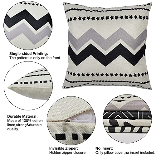 Set of 4 Christmas Throw Pillow Covers 18 x 18