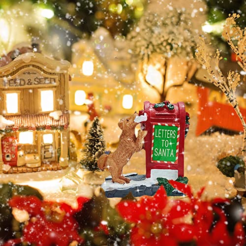 Santa's Mailbox Christmas Village Accessories