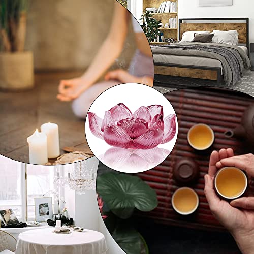 Crystal Flower Glass Art Home Decoration